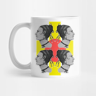 face profile flamenco dancer Mug